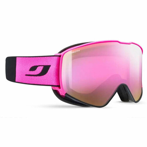 фото Очки горнолыжные julbo cyrius pink-black/reactiv 1-3 high contrast flash pink