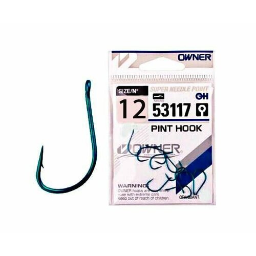 Крючок Owner 53117 Pint Hook blue №12