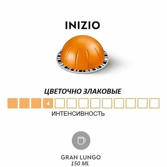 Кофе в капсулах Nespresso Vertuo Inizio, 10 кап. в уп. - фотография № 7