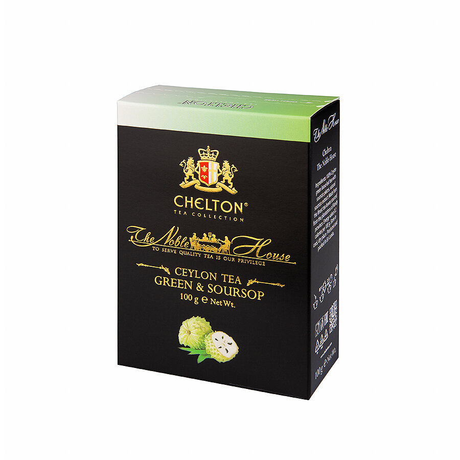 Чай зеленый листовой с саусепом Chelton Благородный дом, 100 г