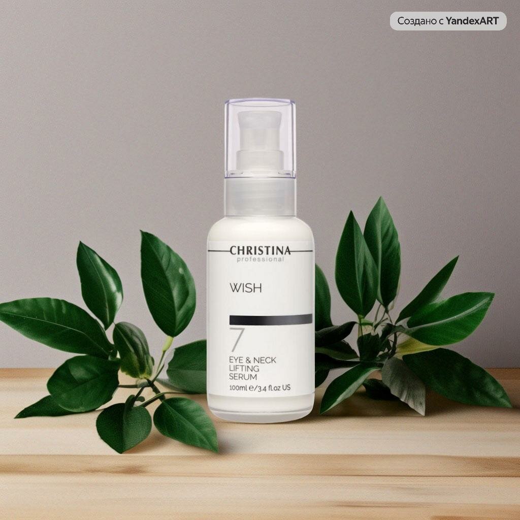 Подтягивающая сыворотка для кожи вокруг глаз и шеи Christina wish eye and neck lifting serum 100 мл