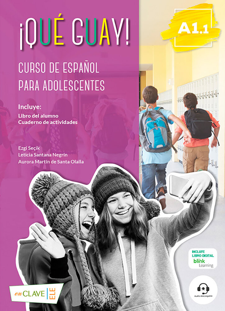 Secik E., Martin de Santa Olalla A., Santana Negrin L. "Que guay! A1.1 Libro del alumno + Cuaderno de Actividades + Audio Descargable" мелованная - фото №5