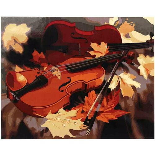 Набор для рисования по номерам Цветной "Осенний вальс ", 40 x 50 см