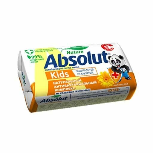 Мыло туалетное Absolut Kids Календула антибактериальное, 90 г - фото №9