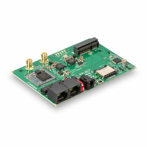 LTE роутер Kroks Rt-Brd RSIM e для установки в гермобокс с поддержкой m-PCI модемов и SIM-инжектора sim карта secret e