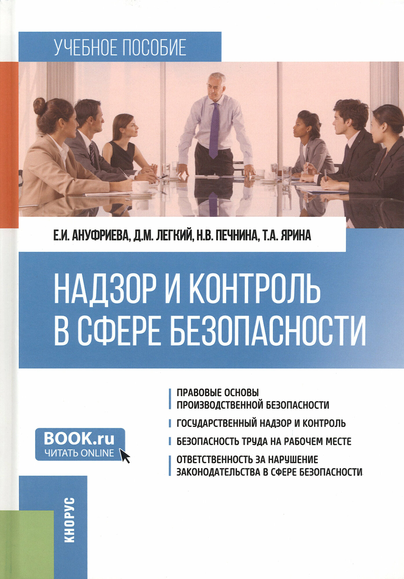 Надзор и контроль в сфере безопасности. Учебное пособие