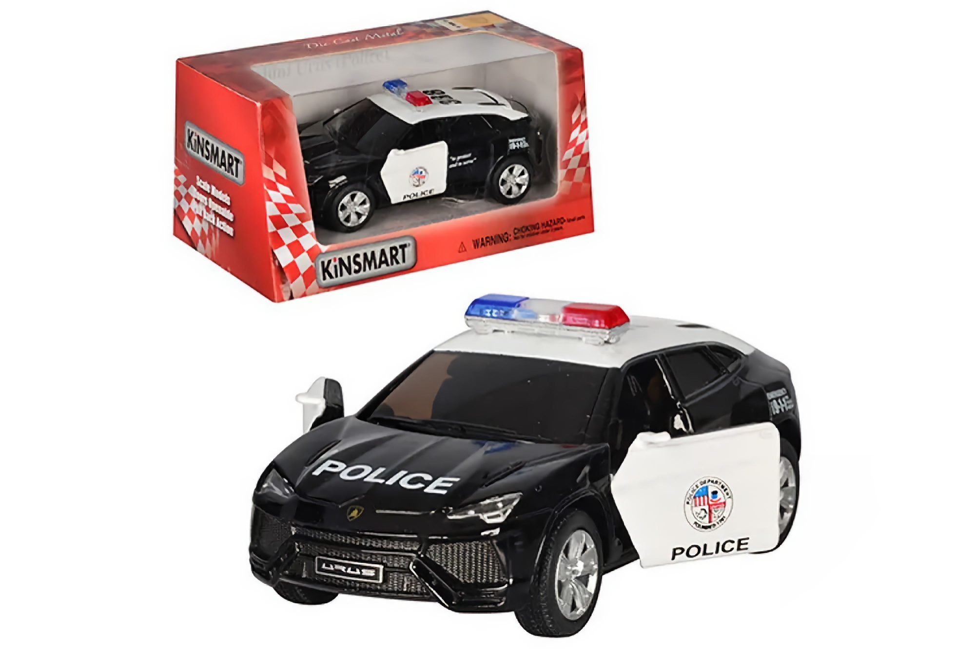 Модель Lamborghini URUS (Police) 1:38 (черная)