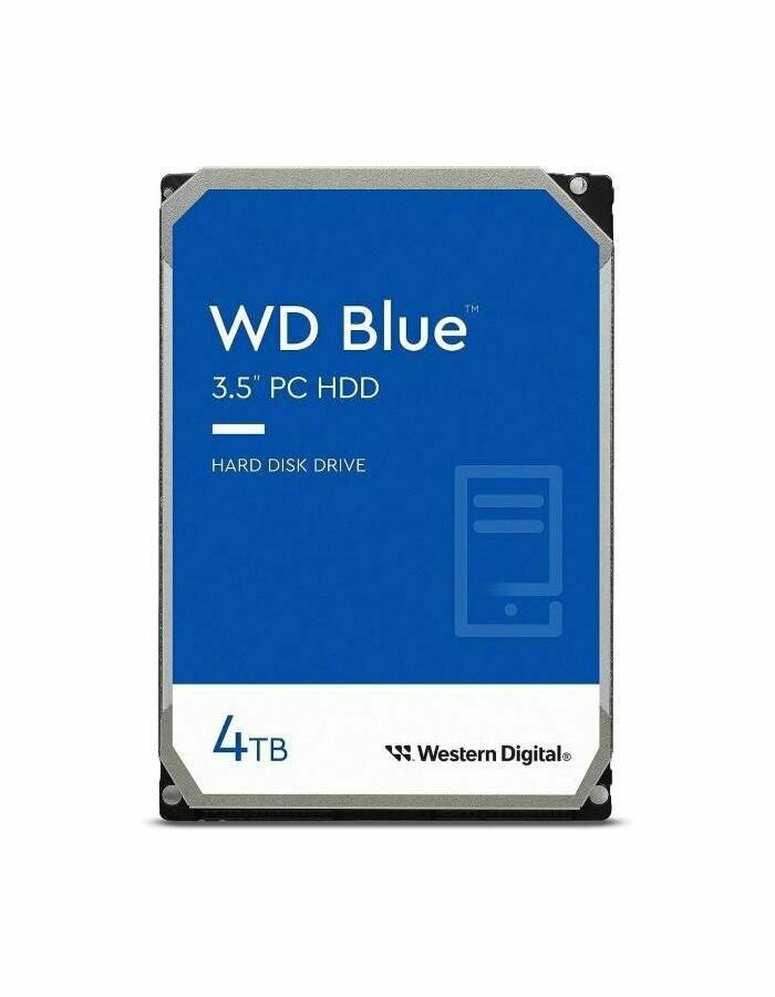 Жесткий диск WD Blue WD40EZAX 4TB, SATA III, 3.5"