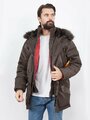 Мужская парка Apolloget EVEREST Dark Brown/Red 6XL