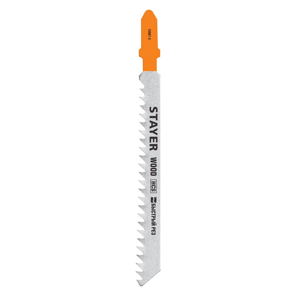 Пилки для лобзика Stayer T111C по дереву L75 мм прямой рез (2 шт.) (15987-3_z02)