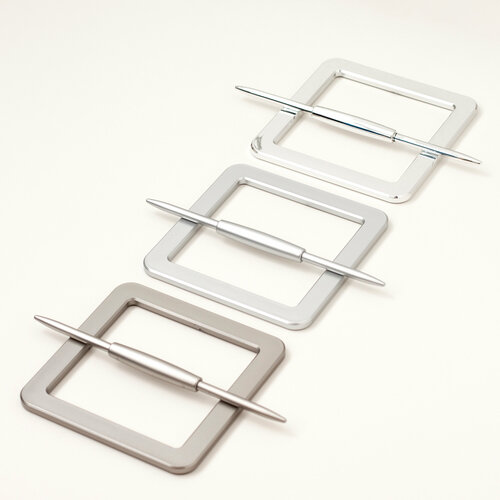 Японские заколки квадратные сталь с палочкой