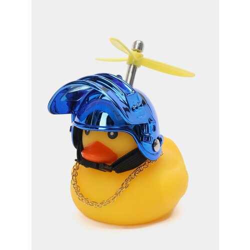 Игрушка Утка в шлеме и очках с пропеллером в машину Цвет Синий меланж 799₽