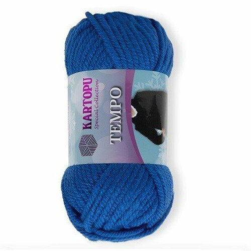 3 Мотка Пряжа Kartopu TEMPO 600GR 75% Акрил 25% Супервош Шерсть 200 гр. - 80 м. цвет 530