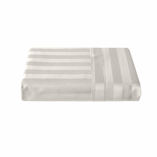 Пододеяльник La Prima Пододеяльник Страйп-сатин Белый песок, размер 145 x 210