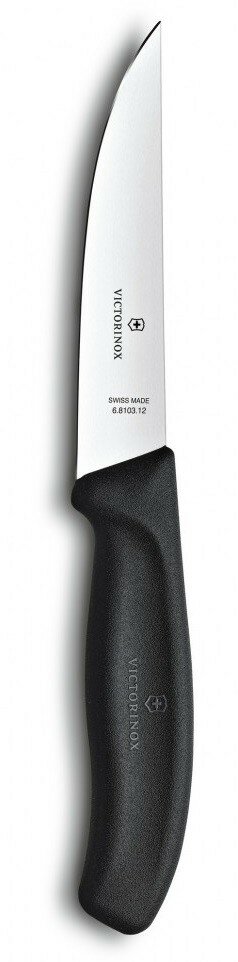 Нож кухонный Victorinox Swiss Classic (6.8103.12B) стальной разделочный лезв.120мм прямая заточка че - фото №10