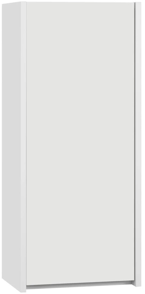 Шкаф одностворчатый 35x70 белый глянец/белый матовый L/R Акватон Сканди 1A255003SD010