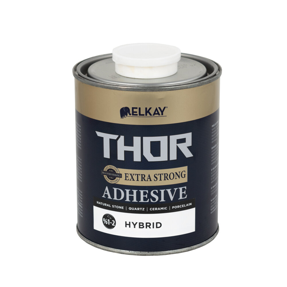 Клей полиэфирный ELKAY THOR HYBRID Ceramic and Sintered Stone Adhesive EB45H (прозрачный/густой) 1,0 кг