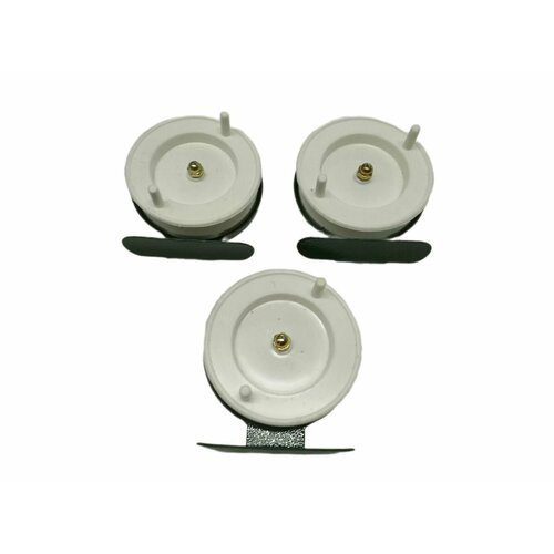 фото 3 шт. / инерционная катушка для зимней и летней рыбалки / 65 мм. erafishing