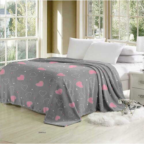 Плед 150х200см корал-флис 165гм 100 полиэстер 929₽