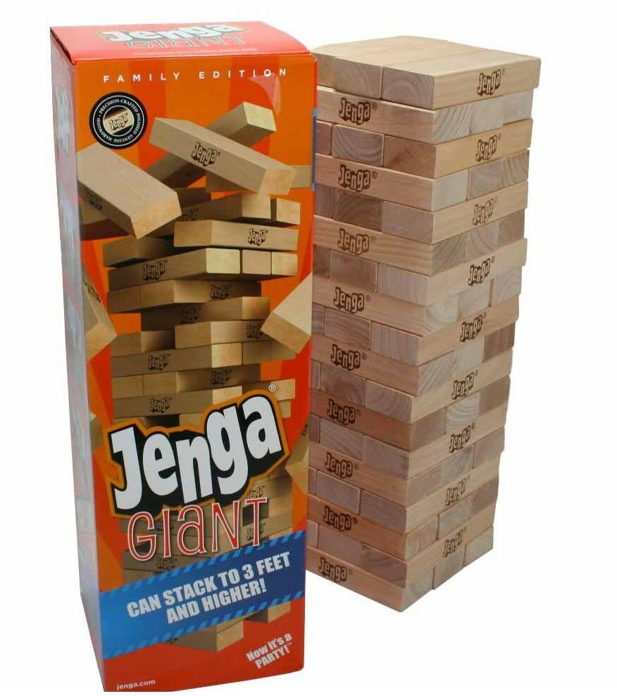 Игра Jenga Giant / деревянная башня Дженга Гигант / падающая башня