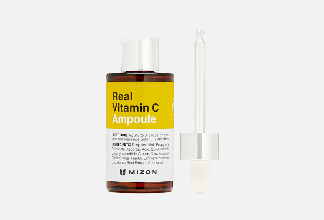 Сыворотка для лица MIZON с витамином С Real Vitamin C Ampoule - фото №16