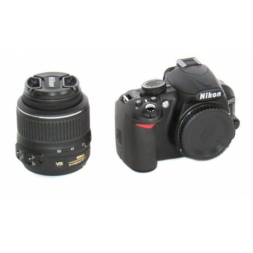 Nikon D3100 Kit AF-S DX NIKKOR 18-55mm f/3.5-5.6G VR, черный