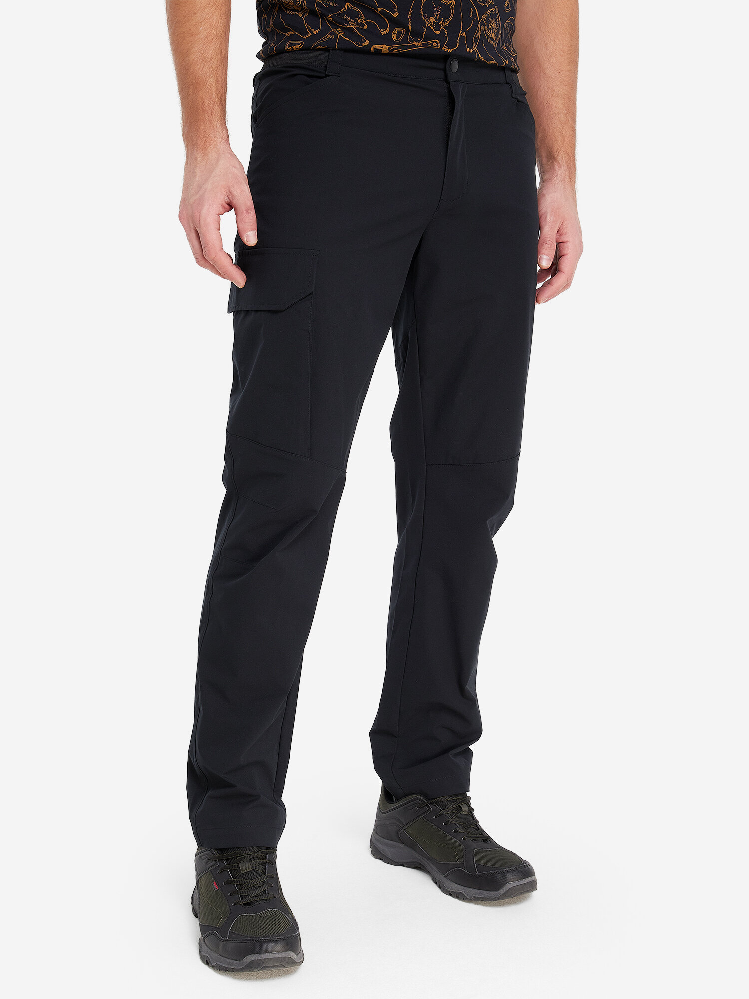 Брюки OUTVENTURE Men's Hiking Pants, размер 46, черный