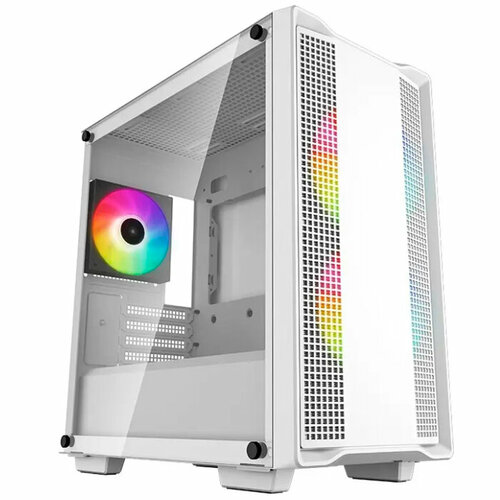 Корпус для компьютера DeepCool CC360 WH ARGB mATX, без БП white