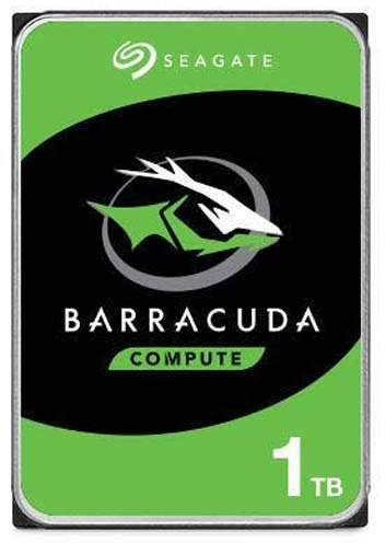 Seagate Жесткий диск 1TB BarraCuda ST1000DM014