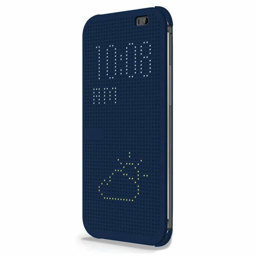 Умный чехол-книжка для HTC One E8 с активной крышкой, Flip Case, синий