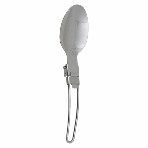 Походная посуда Fox Outdoor Folding Stainless Steel Spoon складная кровать для кемпинга портативная ультралегкая кровать для пляжа путешествий отдыха на открытом воздухе