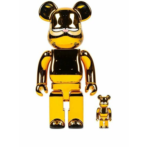 Набор коллекционных фигурок Medicom Toy Bearbrick Garfield Gold Chrome Ver