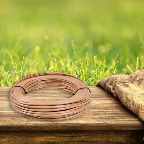 Ротанг искусственный гладкий 6 мм 100 м полутрубка бежевый 1009₽