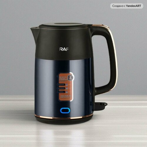Чайник RAF R7823 2 литра нержавеющая сталь 250 Вт серыйрозовый 06 м 360 304500₽