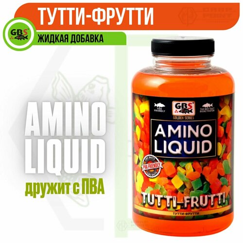 аминокислотный комплекс biotechusa liquid amino апельсин 1000 мл Амино-ликвид Ароматизатор для рыбалки 500 мл (Арома Тутти-Фрутти) Amino Liquid GBS Baits