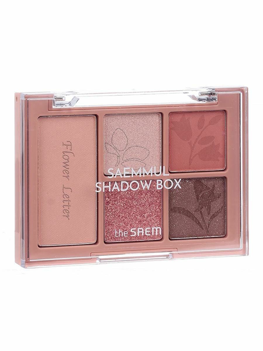 Тени для век Saemmul Eye Shadow Box Flower Letter the SAEM