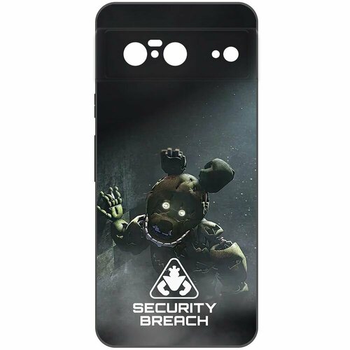 Чехол-накладка Krutoff Soft Case фнаф (FNAF) - Нарушение безопасности для GOOGLE Pixel 8 черный чехол накладка krutoff soft case фнаф fnaf эндо 01 для google pixel 7 pro черный