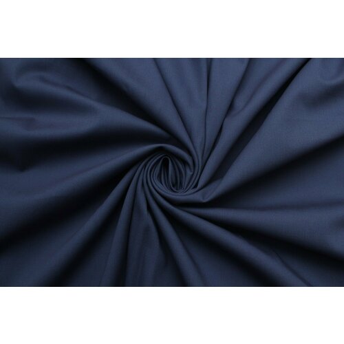 Ткань Хлопок костюмный стрейч Nino синий, 380 г/пм, ш154см, 0,5 м ткань хлопок стрейч сатин костюмный nino желтовато оливковый 350 г пм ш146см 0 5 м