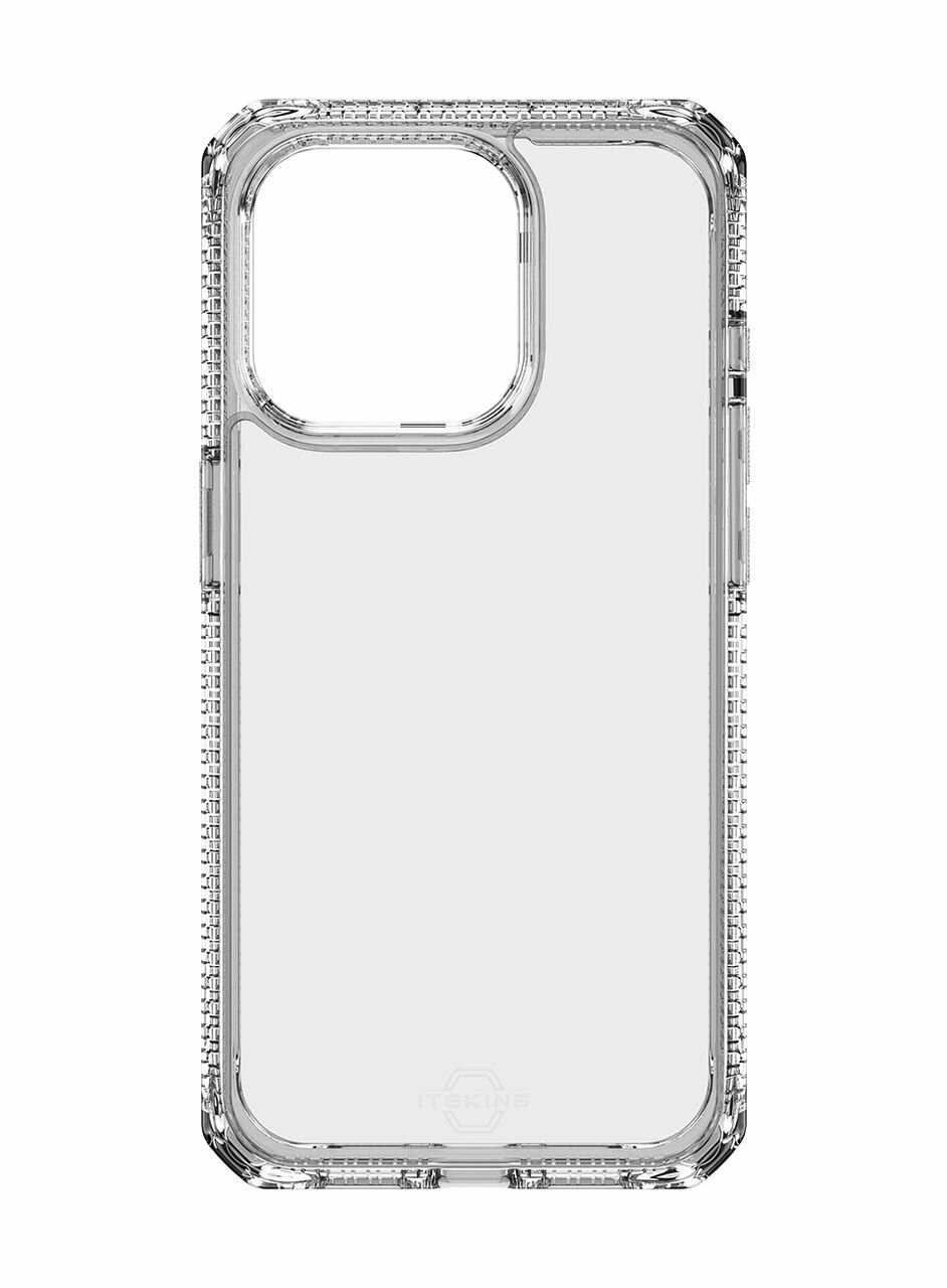Чехол-накладка ITSKINS HYBRID R CLEAR для iPhone 15 Pro (6.1"), прозрачный