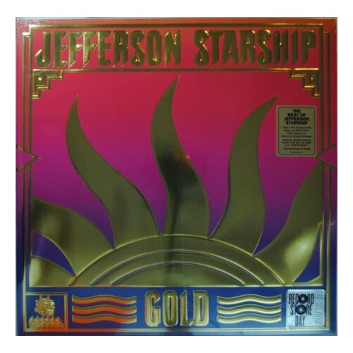 Виниловая пластинка Jefferson Starship / Gold (Coloured Vinyl)(LP+7 Vinyl Single) printio футболка классическая jefferson airplane
