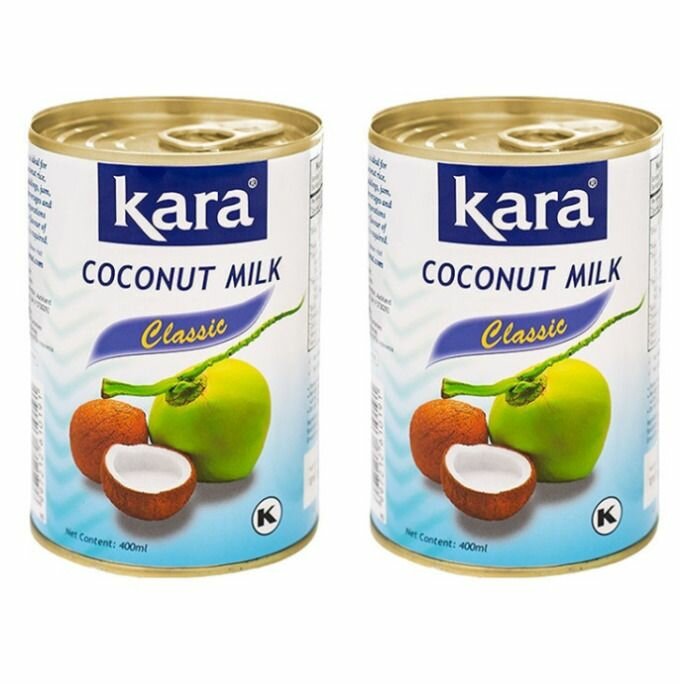 Kara Кокосовое молоко, 400 мл, 2 шт