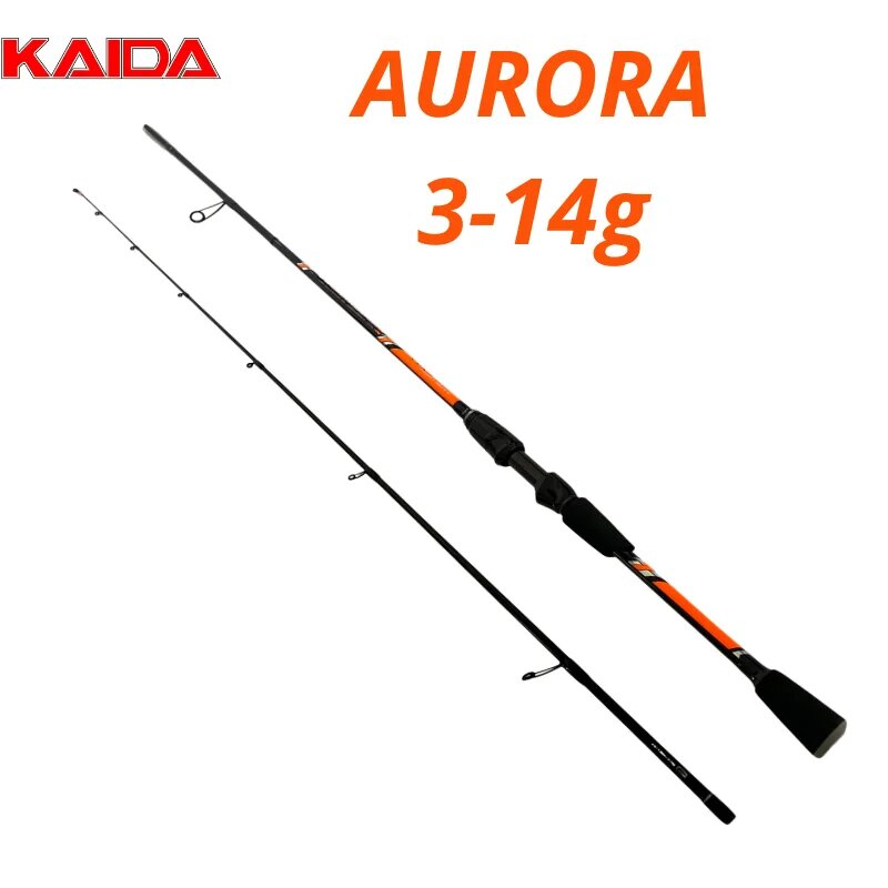 Спиннинг Kaida AURORA Тест 3-14 г , Длина 198 см