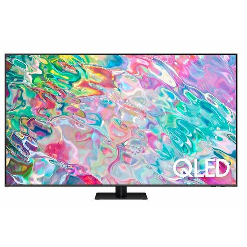 65 Телевизор Samsung QE65Q70BAU 2022 QLED, HDR RU, темно-серый 65 телевизор samsung qe65q80bau 2022 hdr qled led