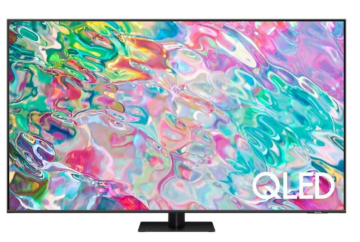 65" Телевизор Samsung QE65Q70BAU 2022 QLED, HDR RU, темно-серый