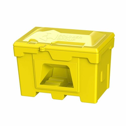 Ящик 500 л с дозатором желтый