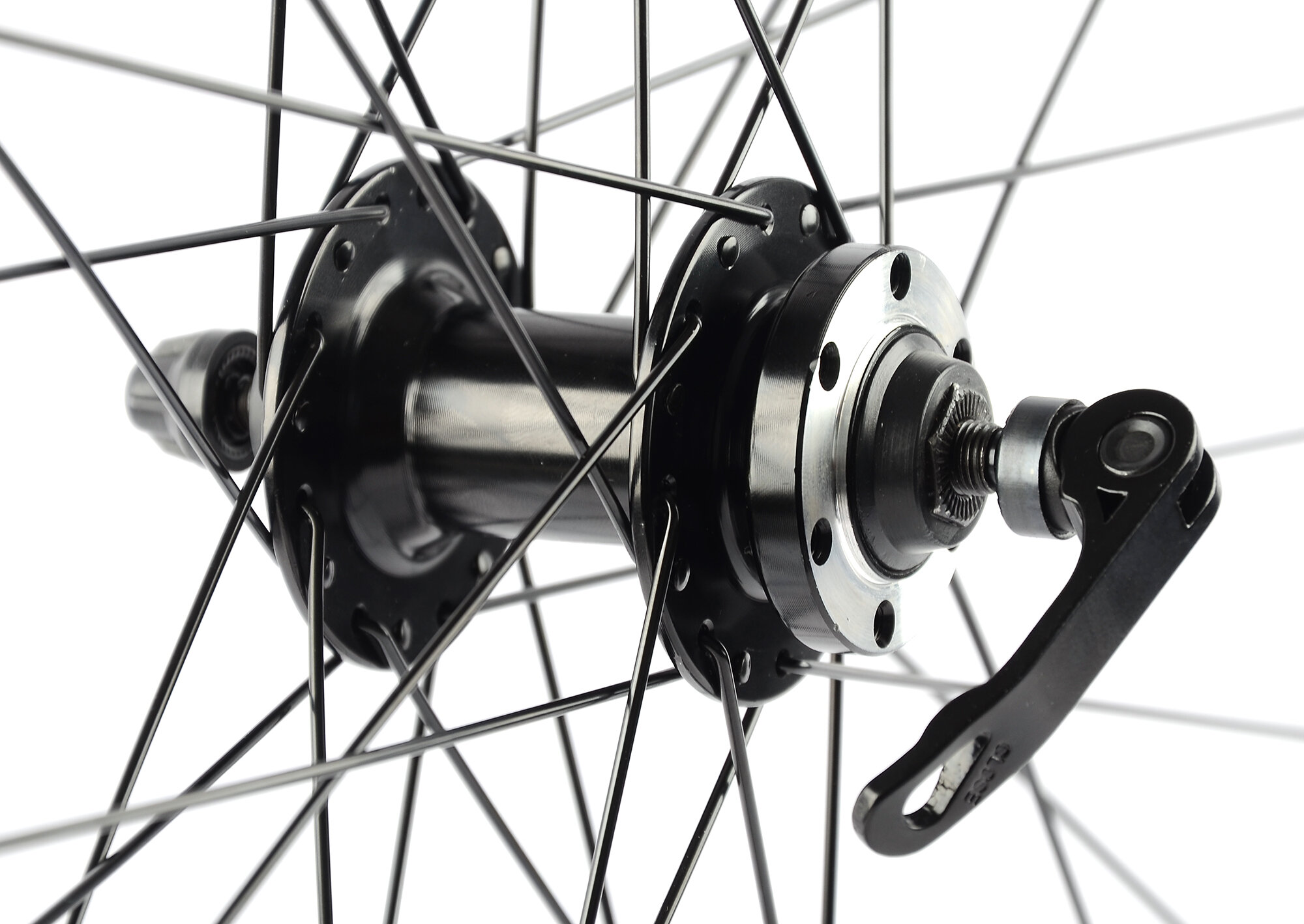 Колесо переднее для велосипеда MTB XC PRO 27.5", под дисковый тормоз, втулка WANGZHENG с пром. подшипниками, под эксцентрик, черное