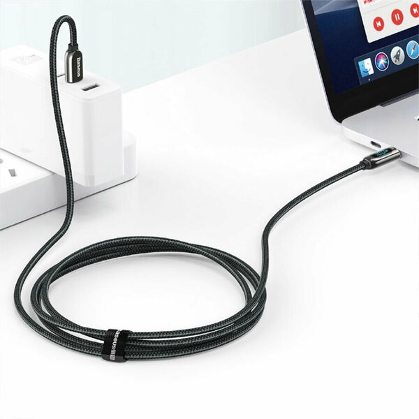 Кабель USB-C BASEUS Display Fast Charging Type-C - Type-C, test, 100W, 2 м, черный