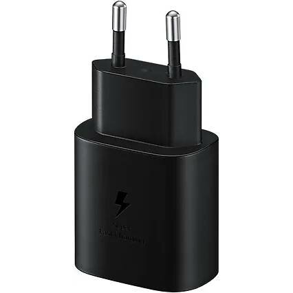 Зарядное устройство Samsung PD Travel Adapter, 25Вт, без кабеля, черный