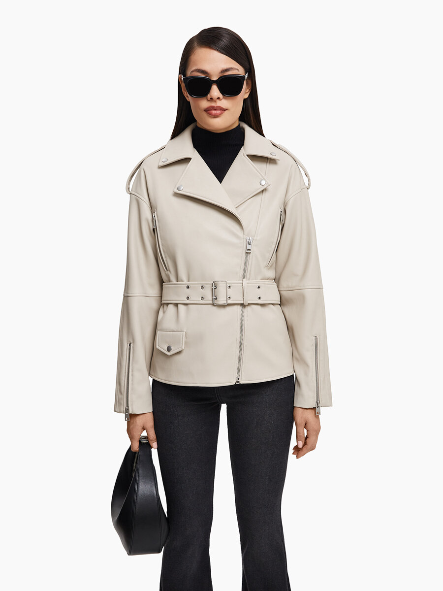 Куртка TOPTOP, размер M, белый,