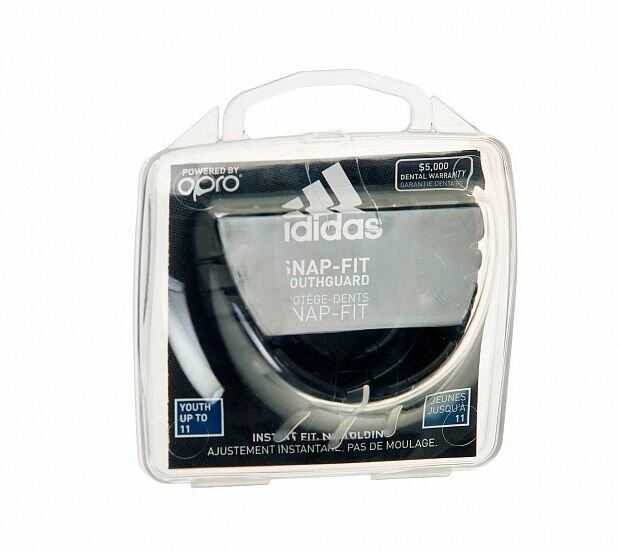 Капа одночелюстная Opro Snap-Fit Mouthguard белая Adidas - фото №3